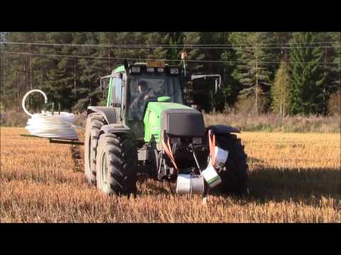 Salaojitusta Jyry-auralla Paimiossa 2016