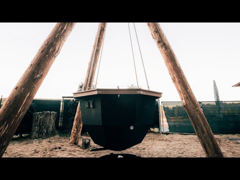 LAVA gorąca wanna HOTTUB Viking  balia nierdzewna / do kąpieli termalnych *spa, agroturystyka, hotel