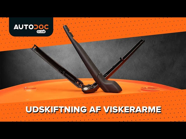 Se vores videoguide om fejlfinding i Viskerarm SKODA