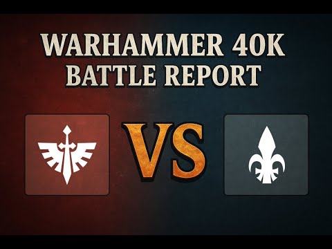 Dark Angels (Gladius) vs Adepta Sororitas (Hallowed) | Warhammer 40k Battle Report
