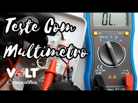 Teste Com Multímetro #eletricista #ferramentas