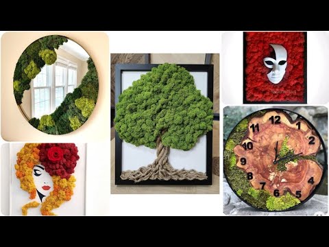 Creative moss wall art ideas | Moss art decor | 2022 |