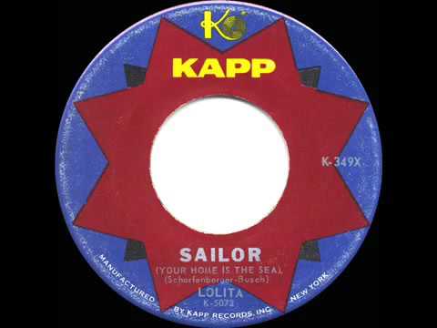 1960 HITS ARCHIVE  Sailor Your Home Is The Sea   Lolita U S  hit single version