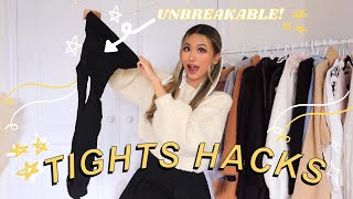 Tights hacks that every girl needs to know *life changing*