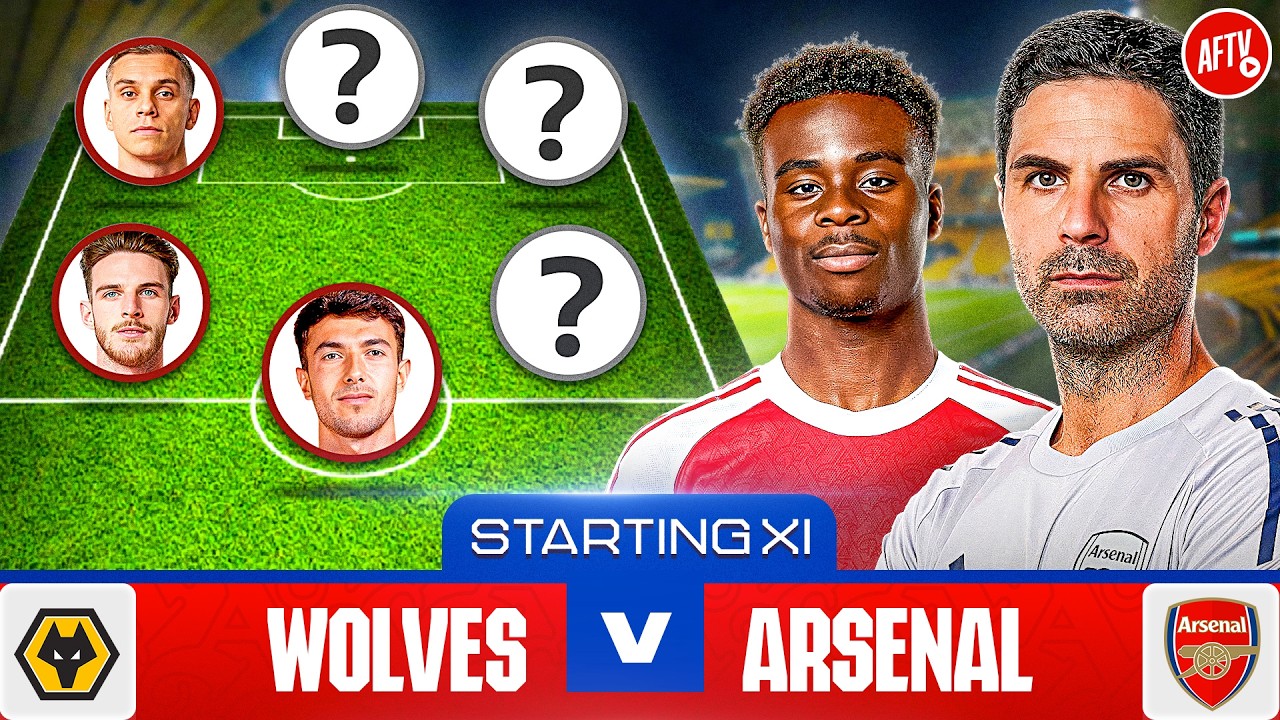 Starting XI Live | Wolves vs Arsenal | Premier League