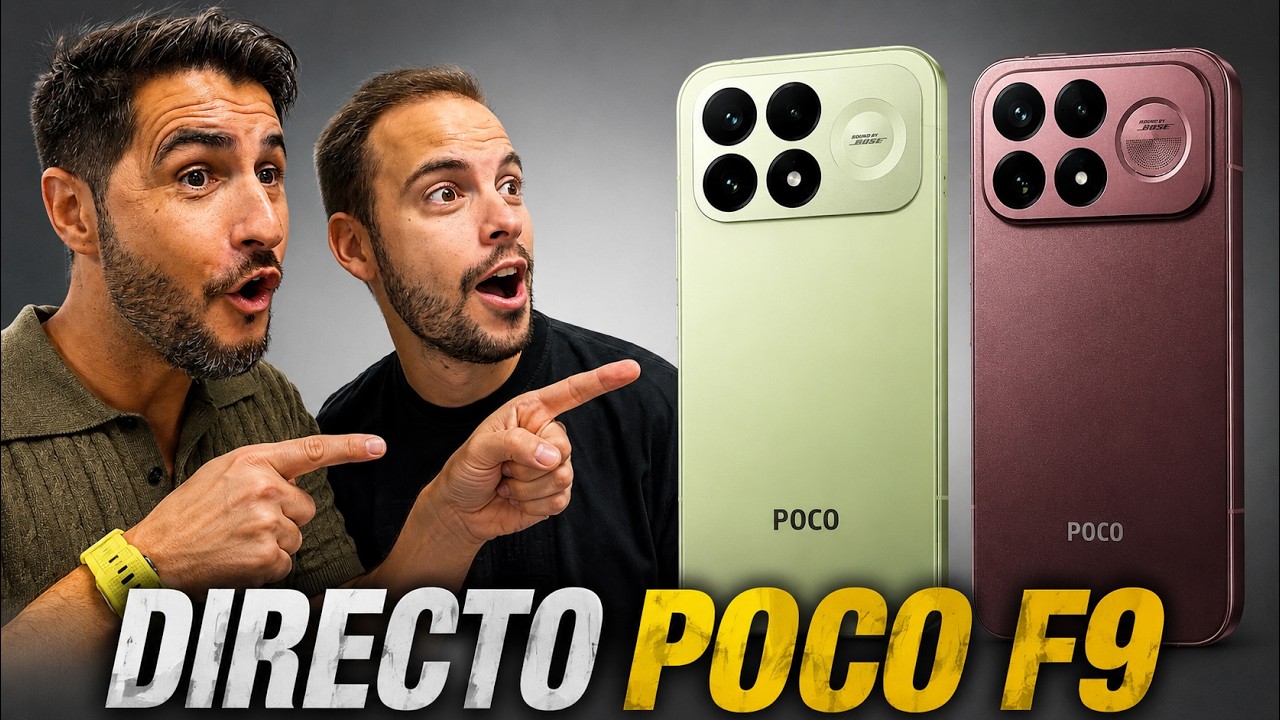 Nuevos POCO F9 series!! LAS BESTIAS ANDROID de 2026 en DIRECTO