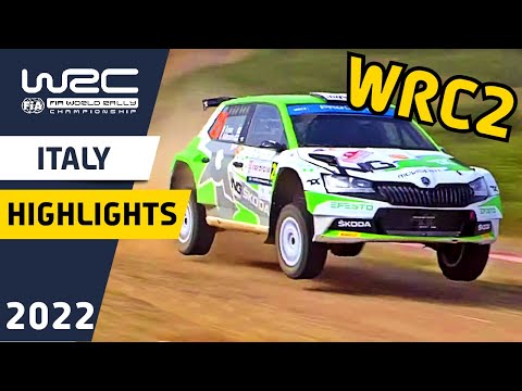 WRC Rally Highlights : WRC Rally Italia Sardegna 2022 : WRC2 Results and Final Day Rally Action