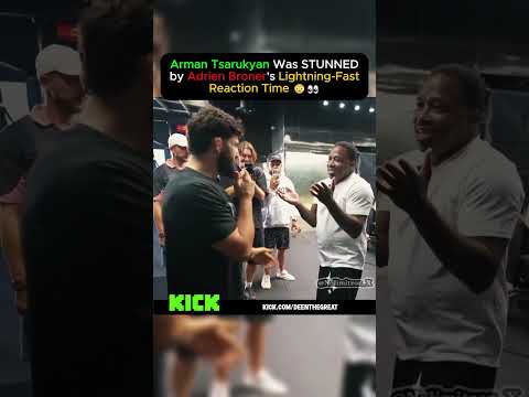 Arman Tsarukyan Was STUNNED by Adrien Broner’s Lightning-Fast Reaction Time 😳👀 #boxing #fyp