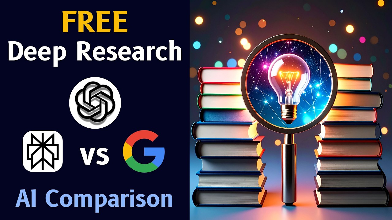 NEW ChatGPT Feature 📚 Comparing Free AI Deep Research Tools 🔍 Gemini, Perplexity & NotebookLM