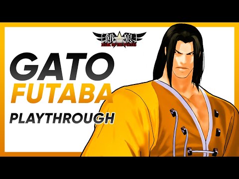 GAROU: MARK OF THE WOLVES (Neo Geo 1999) - GATO FUTABA Playthrough/Longplay