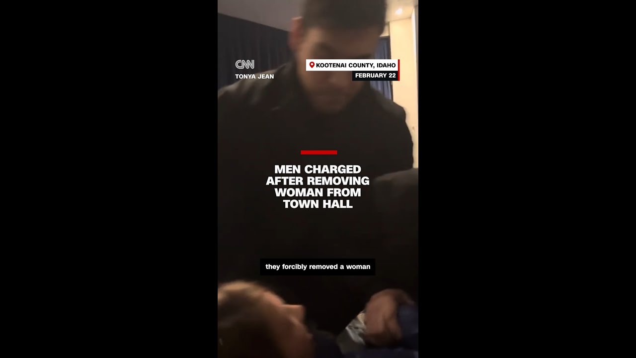 Woman forcibly removed from Idaho Republican town hall