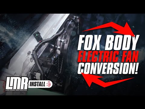 Fox Body Mustang Electric Fan & Shroud Kit (79-93)