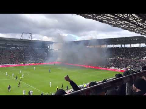 Ultras 26.02. St. Pauli VS Hansa Rostock - Subtras machen reichlich Dampf.