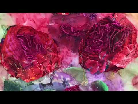 Thumbnail of Painting with Fabric: Red Roses 2