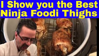 best chicken thighs recipe for dinner. I show you how in a Ninja Foodi.