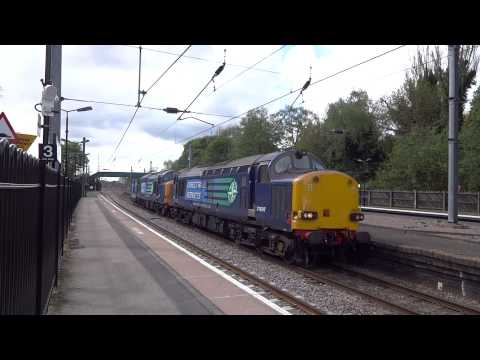 DRS 37607+37601 6M56 loaded PFA wagon