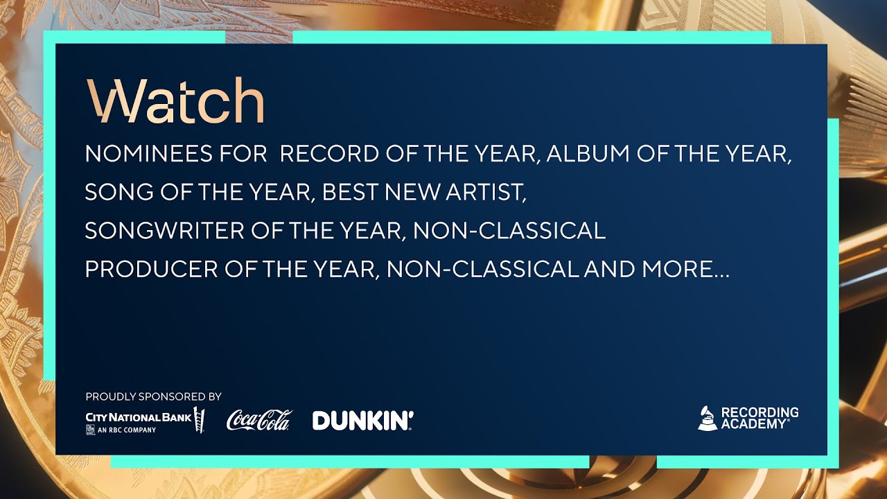 Nominasi GRAMMY 2025: Tonton Langsung Di Sini - YouTube