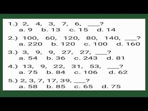 NUMBER SERIES | NUMBER SEQUENCE