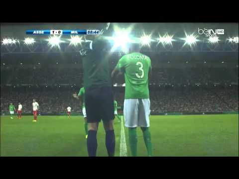 Sortie de Kévin Monnet-Paquet sous les sifflets de Geoffroy-Guichard