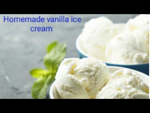 Vanilla Ice cream Recipe _Easy Vanilla ice cream Home made.😋🔥❤️❤️ Recipe..