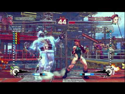 lao-ji-paii [Hakan] Vs OldTensai [Cammy] SSF4 AE Online Ranked Matches - PSN