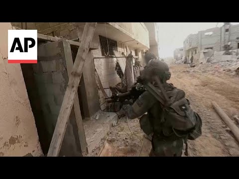 Video released by Israeli army shows military forces operating in Gaza