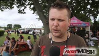 The Chariot Interview w/ Josh Scogin at Vans Warped Tour 2013 in Uniondale, NY