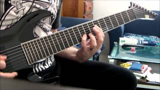 Video thumbnail for Deftones - Graphic Nature. ESP Stef B8, 8 String Guitar Cover by whipsy