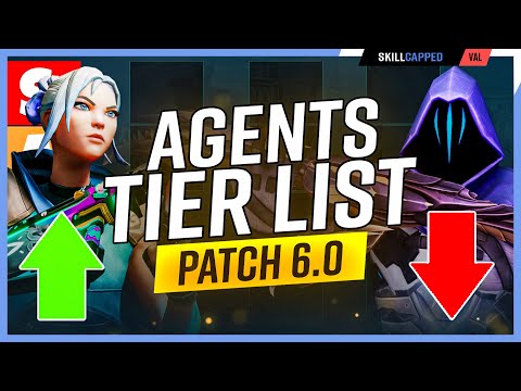 NEW Agent Tier List Patch 6.0 - NEW LOTUS MAP! - Valorant Meta Guide