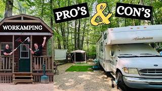 Spend A Day In The Life WORKAMPING With Us | PROS & CONS Of Seasonal Work While Traveling