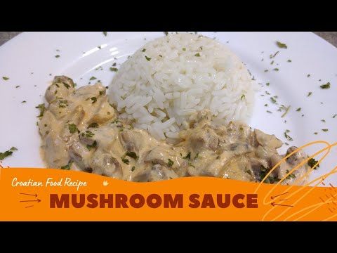 Creamy Mushroom Sauce with Sour Cream - #Croatianway