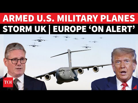 Heavily ARMED US Hellbirds Storm UK; 11 Globemasters, 2 Ghostriders Roar | Greenland Capture Next?