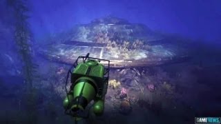 GTA 5 Easter Egg : Underwater Crashed UFO !