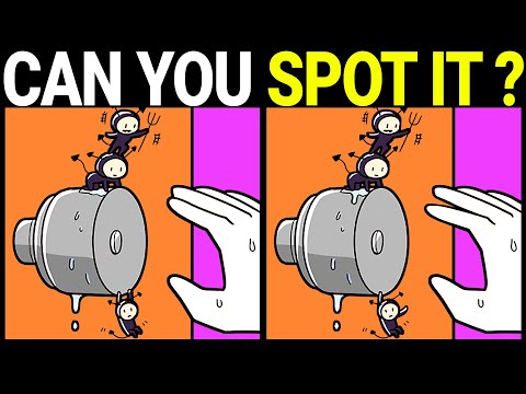 🧠💪🏻 Spot the Difference Game | Not Many People Can Find All the Different Spots 《Medium》