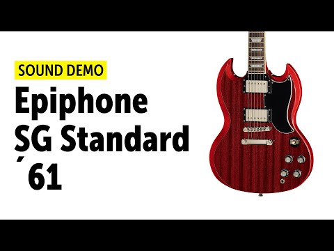 Epiphone SG Standard ´61 Vintage Cherry - Sound Demo (no talking)
