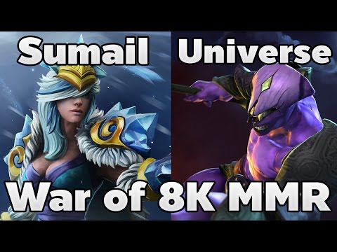Universe (Void) vs Sumail (Maiden) War of 8K MMR Ranked Game - Dota 2 RedArchon