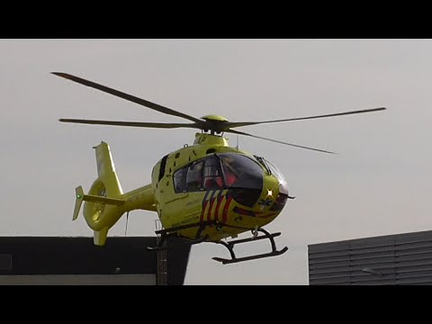 Prio 1 TS808, politie A1 LF02 Auto over de kop Nieuwe Wolpherensedijk Gorinchem + spoedretour