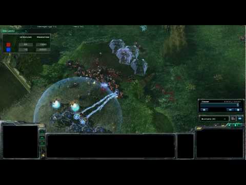 Protoss army vs Terran army