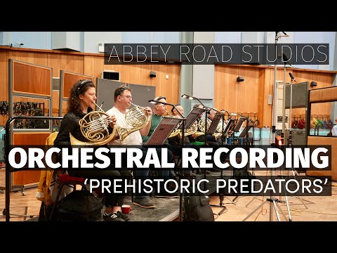 Prehistoric Preditors from Ancient Worlds by Adam Saunders & Mark Cousins. SONOTON MUSIC. Abbey Road Studio 1, November 2023