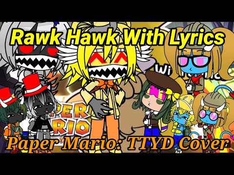 The Ethans React To:Rawk Hawk With Lyrics (Paper Mario TTYD Cover) By Juno Songs (Gacha Club)