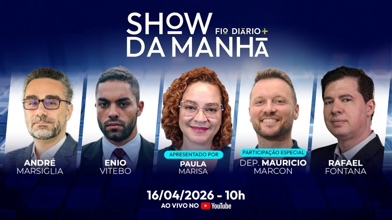 SHOW DA MANHÃ -🚨STF VAI PARA O TUDO OU NADA PARA ELEGER LULA - 16/04/2026