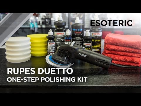 RUPES LHR12E Duetto One-Step Polishing Kit by ESOTERIC!