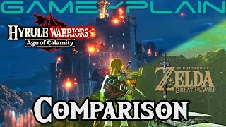Breath of the Wild vs Hyrule Warriors: Age of Calamity - See the 100 Year Difference! (ver. 2)