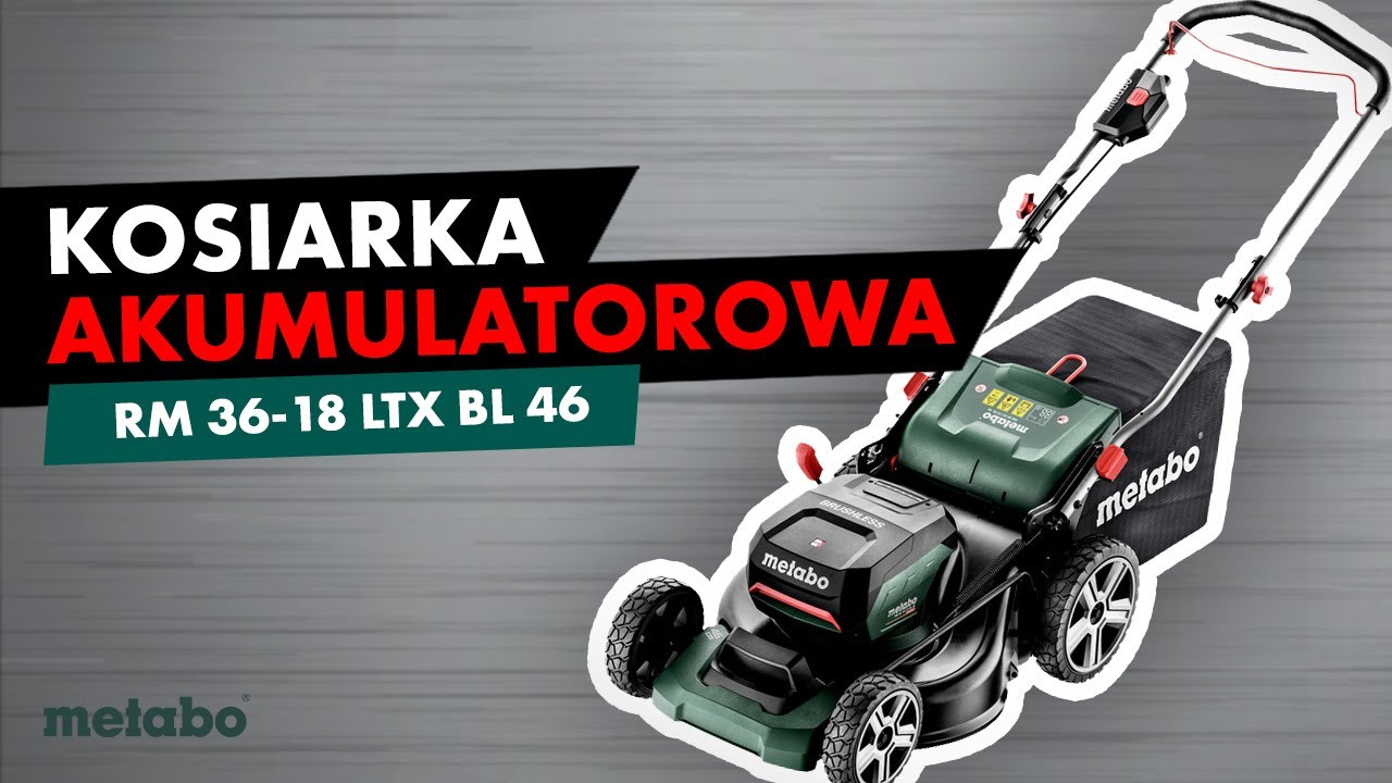 Metabo Kosiarka Akumulatorowa RM 36 18 LTX BL 46