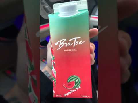 Kontra K tries BraTee 🍉 Capital Bra thanks Kontra K Instagram Story