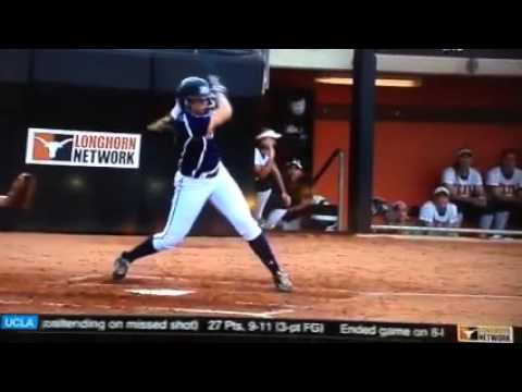 Michelle Mazur Georgia Southern  vs Texas on ESPN