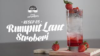 SEDAP SKOY: Resep Es Rumput Laut Stroberi, Sangat Mudah dan Cocok untuk Buka Puasa