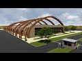 Public transport station design - Exterior animation