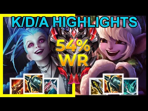 【 Jinx 】vs. Tristana - GRANDMASTERI - Carry - 11.11.1 - League of Legends KDA Highlights