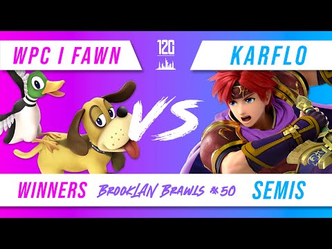 BrookLAN Brawls 50 - Karflo (Roy, Chrom) v. WPC | Fawn (Duckhunt, R.O.B.) - Winners Semis